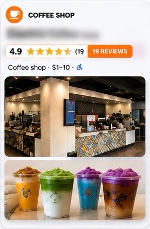 Coffee shop, 19 reviews