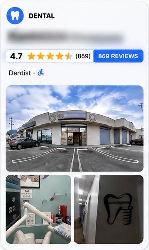Dentist, 869 reviews